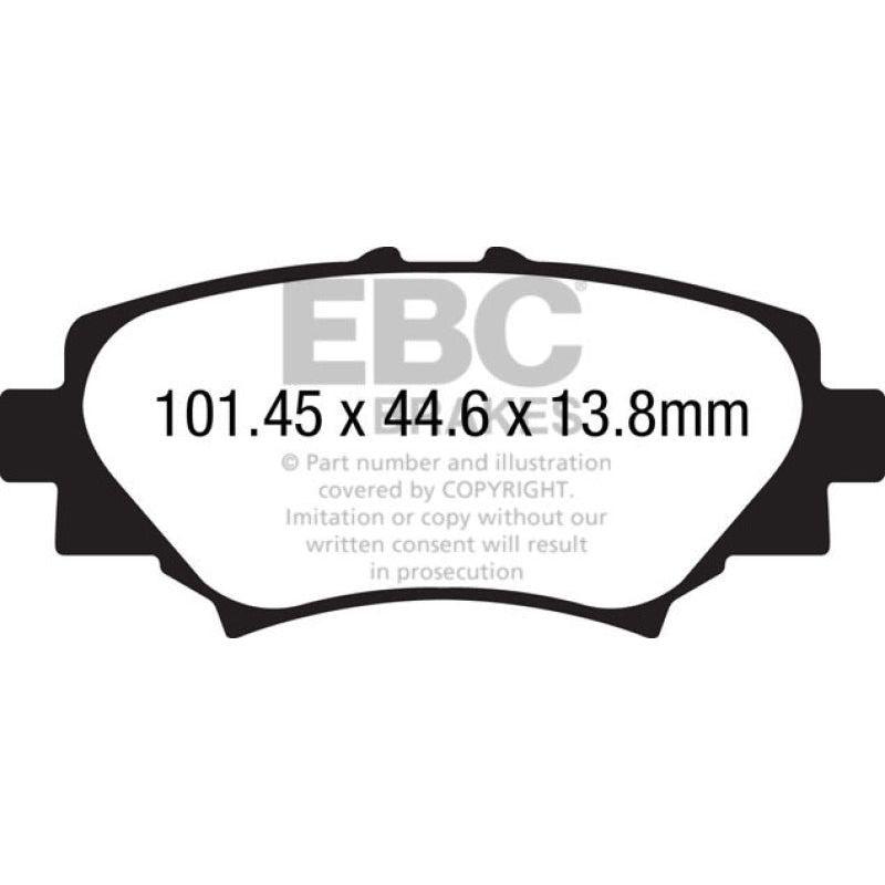 EBC 14+ Mazda 3 2.0 (Japan Build) Greenstuff Rear Brake Pads - SMINKpower Performance Parts EBCDP22186 EBC