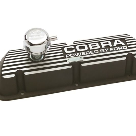 Ford Racing Black Satin Valve Cover Cobra - SMINKpower Performance Parts FRPM-6582-A Ford Racing