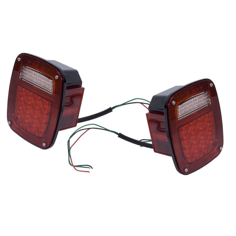 Rugged Ridge LED Tail Light Set 76-06 Jeep CJ Jeep Wrangler-Light Bars & Cubes-Rugged Ridge-RUG12403.85-SMINKpower Performance Parts