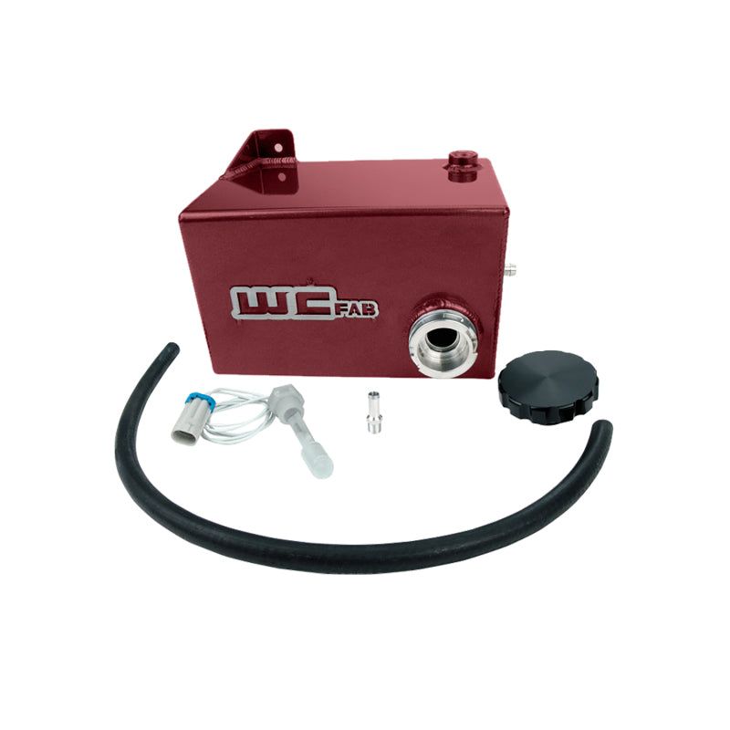 Wehrli 01-07 Chevrolet 6.6L LB7/LLY/LBZ Duramax OEM Placement Coolant Tank Kit - WCFab Red - SMINKpower Performance Parts WCFWCF100645-RED Wehrli