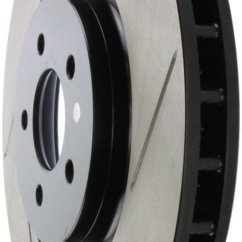 StopTech Power Slot 07-10 Ford Mustang Shelby Front Left Slotted Rotor-Brake Rotors - Slotted-Stoptech-STO126.61089SL-SMINKpower Performance Parts