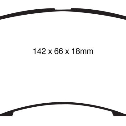 EBC 10+ Buick Allure (Canada) 3.0 Redstuff Front Brake Pads-Brake Pads - Performance-EBC-EBCDP32014C-SMINKpower Performance Parts