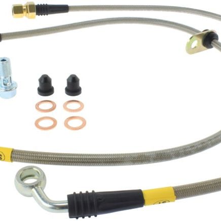 StopTech 10+ Camaro LS/LT V6 Stainless Steel Rear Brake Lines-Brake Line Kits-Stoptech-STO950.62510-SMINKpower Performance Parts