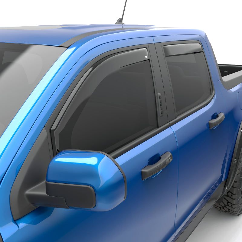 EGR 22-23 Ford Maverick Lariat XL XLT Front/Rear Window Visors - Dark Smoke Finish-Wind Deflectors-EGR-EGR573591-SMINKpower Performance Parts
