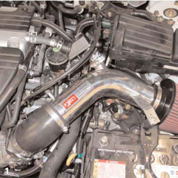 Injen 03-04 Accord 4 Cyl. LEV Motor Only Polished Short Ram Intake-Cold Air Intakes-Injen-INJIS1680P-SMINKpower Performance Parts