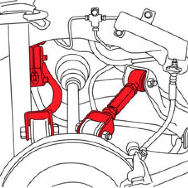 SPC Performance 95-98 Nissan 240SX Rear Driver Side Adjustable Control Arm-Control Arms-SPC Performance-SPC67775-SMINKpower Performance Parts