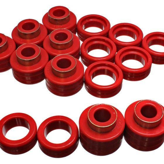 Energy Suspension Chevy Xtra Cab 2&4Wd Body Mts - Red-Bushing Kits-Energy Suspension-ENG3.4122R-SMINKpower Performance Parts