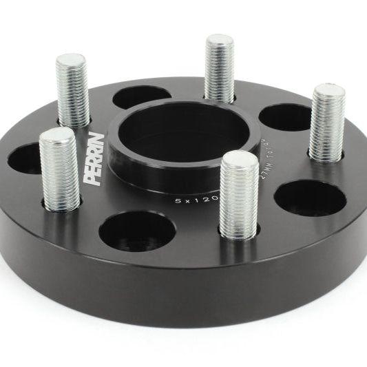 Perrin 17-18 Honda Civic Type R 64.1mm Hub 5x120 27mm Wheel Spacers (One Pair)-Wheel Spacers & Adapters-Perrin Performance-PERPHP-WHL-027BK-SMINKpower Performance Parts