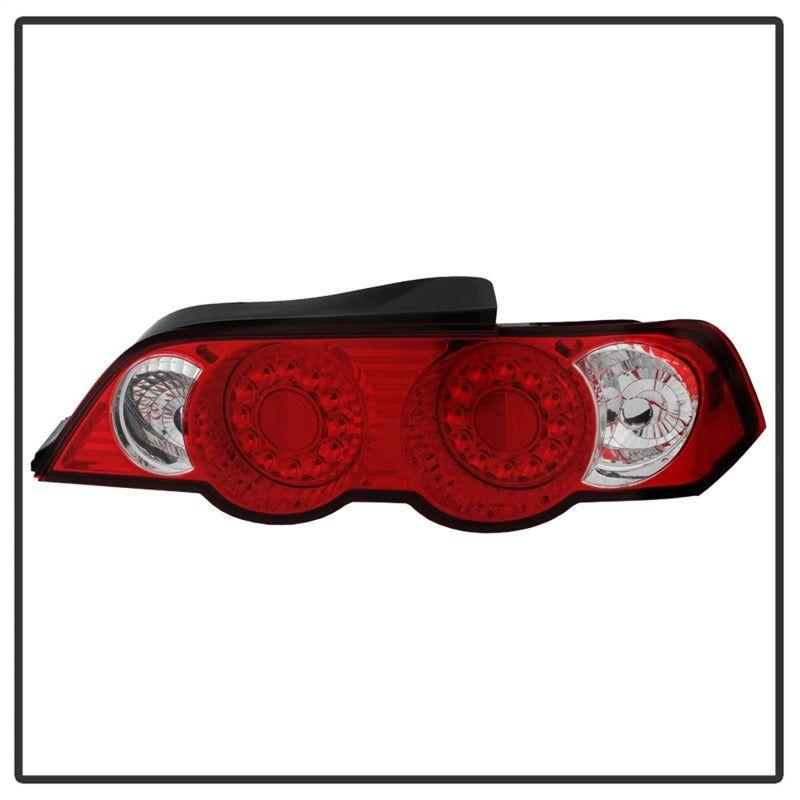 Spyder Acura RSX 02-04 LED Tail Lights Red Clear ALT-YD-ARSX02-LED-RC - SMINKpower Performance Parts SPY5000385 SPYDER