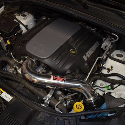 Injen 11-17 Dodge Durango R/T 5.7L V8 Wrinkle Black Power-Flow Air Intake System - SMINKpower Performance Parts INJPF5021WB Injen