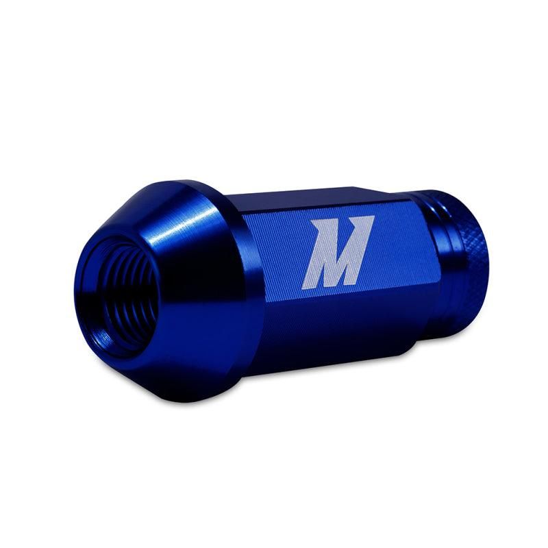 Mishimoto Aluminum Locking Lug Nuts M12x1.5 20pc Set Blue - SMINKpower Performance Parts MISMMLG-15-20LBL Mishimoto