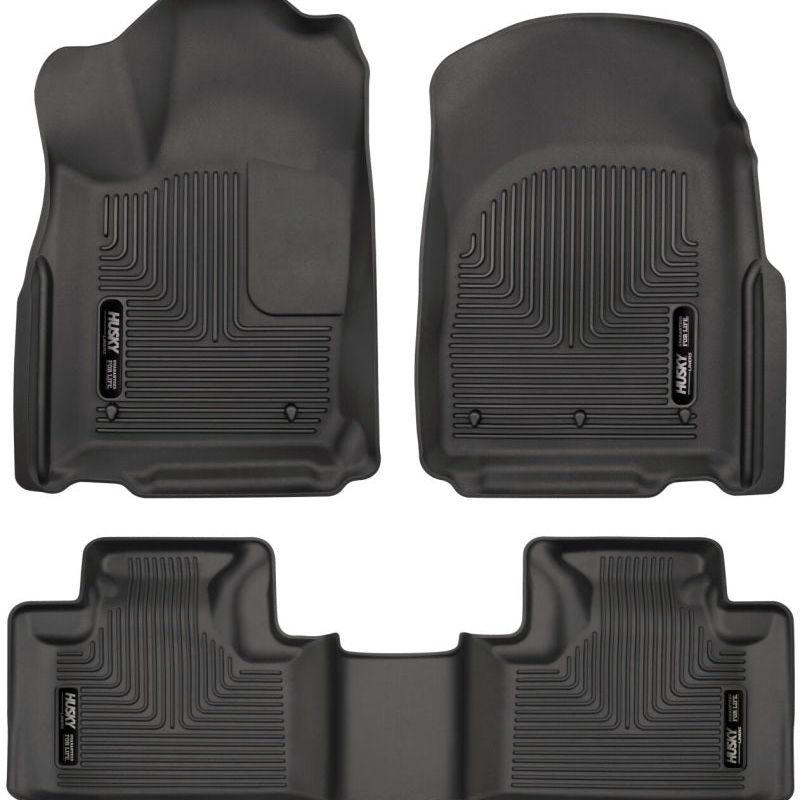 Husky Liners 11-13 Dodge Durango / 11-13 Jeep Grand Cherokee WeatherBeater Combo Black Floor Liners-Floor Mats - Rubber-Husky Liners-HSL99051-SMINKpower Performance Parts