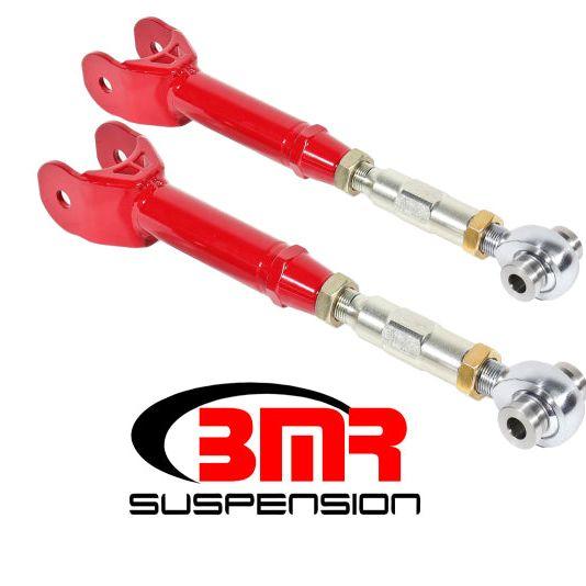 BMR 16-17 6th Gen Camaro Upper Control Arms On-Car Adj. Rod Ends (Polyurethane) - Red-Control Arms-BMR Suspension-BMRUTCA063R-SMINKpower Performance Parts