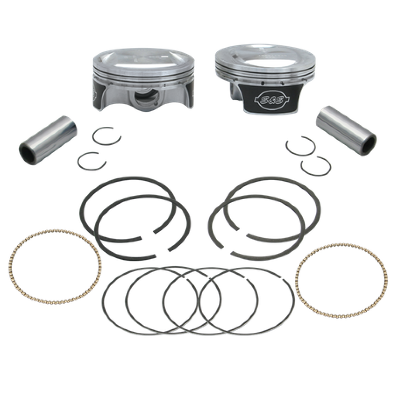 S&S Cycle 2017+ M8 Models 4.320in Bore Piston Ring Set - 2 Pack-Piston Rings-S&S Cycle-SSC940-0067-SMINKpower Performance Parts