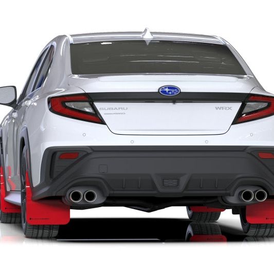 Rally Armor 2022 Subaru WRX Red UR Mud Flap w/ Black Logo - SMINKpower Performance Parts RALMF92-UR-RD/BLK Rally Armor