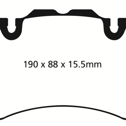 EBC 13+ Land Rover Range Rover 3.0 Supercharged Yellowstuff Front Brake Pads-Brake Pads - Performance-EBC-EBCDP42064R-SMINKpower Performance Parts