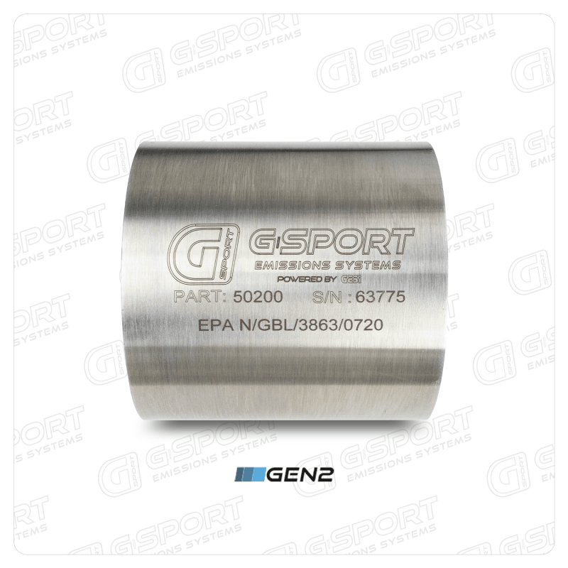 GESI G-Sport 400 CPSI GEN 2 EPA Compliant 4in x 4in High Output Substrate Only- 350-500HP - SMINKpower Performance Parts GSP50200 G-Sport