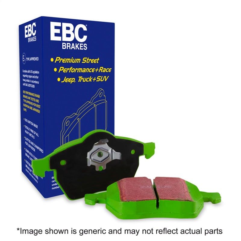 EBC 15+ Chevrolet Colorado 2.5 Greenstuff Front Brake Pads-Brake Pads - Performance-EBC-EBCDP63044-SMINKpower Performance Parts