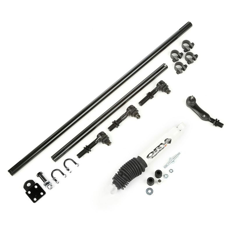 Rugged Ridge HD Steering Kit W/ Damper 84-06 Jeep XJ ZJ TJ - SMINKpower Performance Parts RUG18050.88 Rugged Ridge