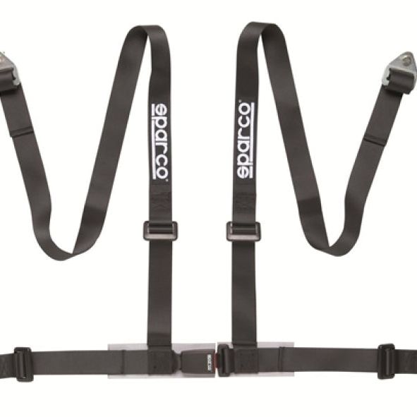 Sparco Belt 2 Inch Black 4Pt Bolt-In-Seat Belts & Harnesses-SPARCO-SPA04604BV1NR-SMINKpower Performance Parts