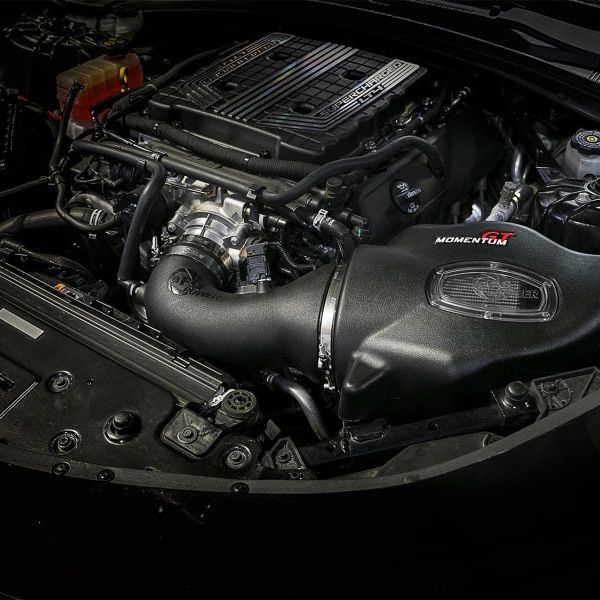aFe Momentum GT Pro DRY S Cold Air Intake System 2017 Chevrolet Camaro ZL1 V8 6.2L (sc) - SMINKpower Performance Parts AFE51-74214 aFe