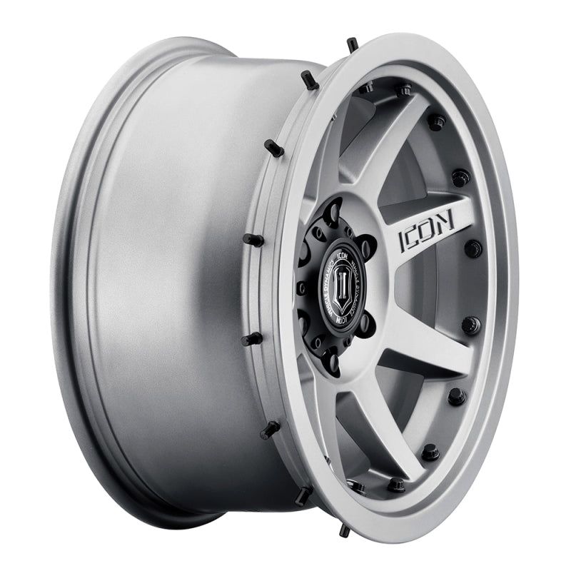ICON Rebound Pro 17x8.5 5x5 -6mm Offset 4.5in BS 71.5mm Bore Titanium Wheel-Wheels - Cast-ICON-ICO21817857345TT-SMINKpower Performance Parts