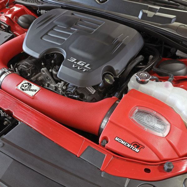 aFe Momentum GT Dry S Stage-2 Intake System 11-15 Dodge Challenger/Charger V6-3.6L (Red) - SMINKpower Performance Parts AFE51-72201-R aFe