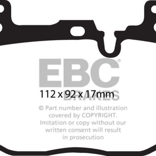 EBC 14+ BMW M3 3.0 Twin Turbo (F80) Redstuff Front Brake Pads-Brake Pads - Performance-EBC-EBCDP32130C-SMINKpower Performance Parts