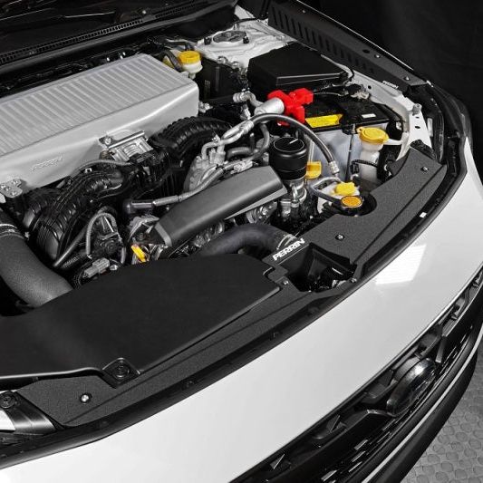 Perrin 22-23 Subaru WRX Radiator Shroud - Black Wrinkle - SMINKpower Performance Parts PERPSP-ENG-513BK Perrin Performance