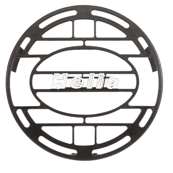 Hella Stone Shield Round Plastic Black Hella Logo Light Cover - SMINKpower Performance Parts HELLA148995001 Hella