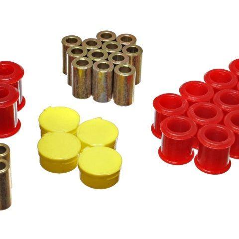 Energy Suspension 89-94 Nissan 240SX (S13) Red Rear Control Arm Bushing Set-Bushing Kits-Energy Suspension-ENG7.3115R-SMINKpower Performance Parts