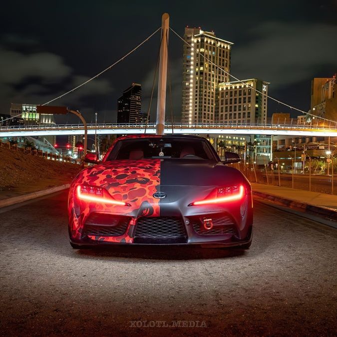 Oracle 20-21 Toyota Supra GR RGB+A Headlight DRL Upgrade Kit - ColorSHIFT 2 - SMINKpower Performance Parts ORL1400-333 ORACLE Lighting