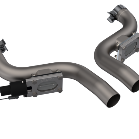 QTP 11-18 Dodge Challenger/Charger 5.7L 2.5in 304SS Aggressor Cutout Dual Mid Pipes-Exhaust Cutouts-QTP-QTP530011-SMINKpower Performance Parts