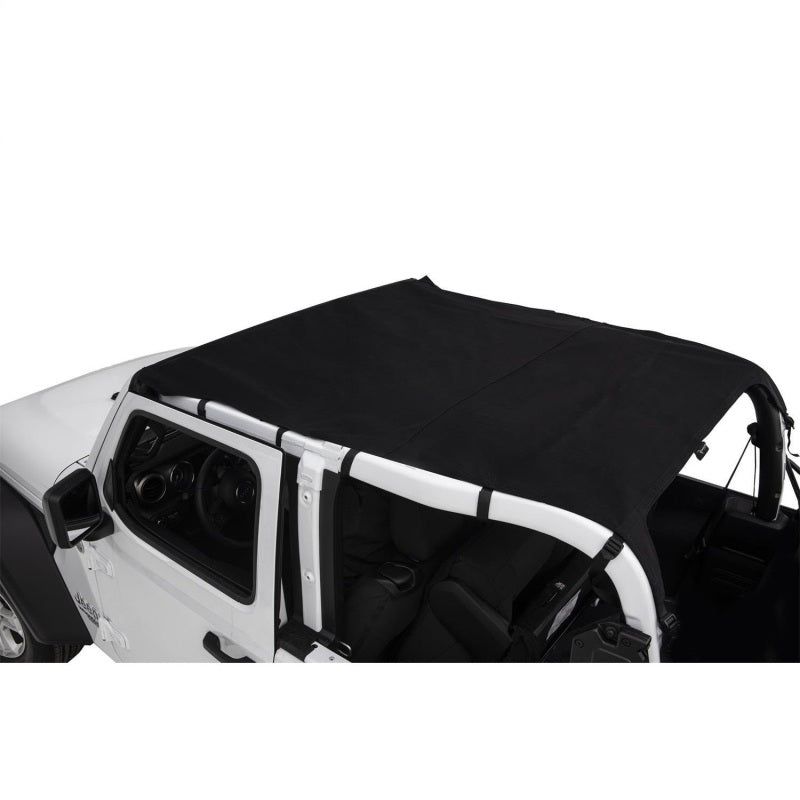 Rampage 2018-2019 Jeep Wrangler(JL) Unlimited Sport 4-Door California Ext.Brief-OE Style - Black-Soft Tops-Rampage-RAM90435-SMINKpower Performance Parts