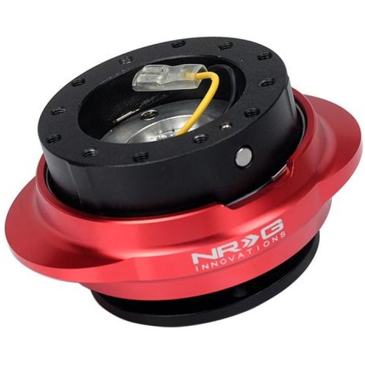 NRG Quick Release Kit - Black Body/ Red Oval Ring-Quick Release Adapters-NRG-NRGSRK-220BK/RD-SMINKpower Performance Parts