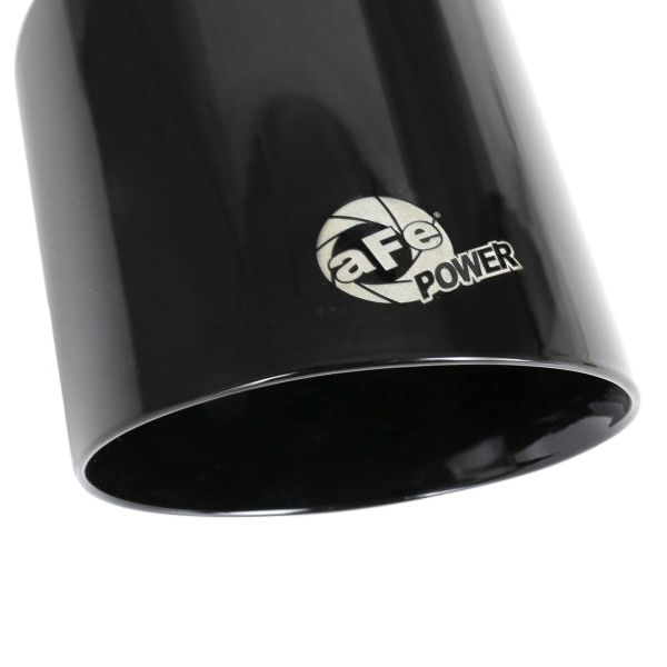 aFe MACH Force-XP 4-1/2in Black OE Replacement Exhaust Tips - 15-19 Dodge Charger/Hellcat - afe-mach-force-xp-4-1-2in-black-oe-replacement-exhaust-tips-15-19-dodge-charger-hellcat