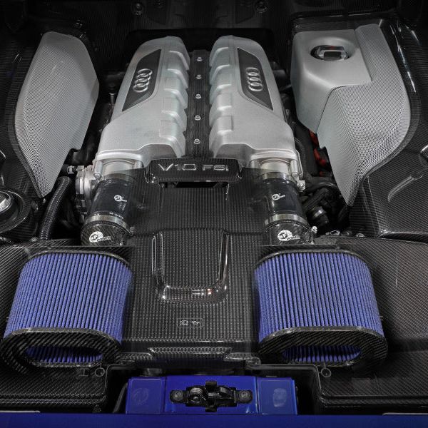 aFe 15-21 Lamborghini Huracan V10-5.2L Track Series Intake System w/ Pro 5R Filter - afe-15-21-lamborghini-huracan-v10-5-2l-track-series-intake-system-w-pro-5r-filter
