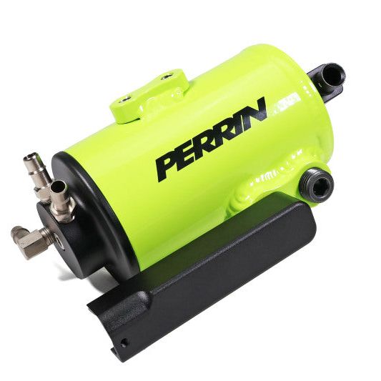 Perrin 22-23 Subaru WRX Air Oil Separator - Neon Yellow - SMINKpower Performance Parts PERPSP-ENG-611NY Perrin Performance