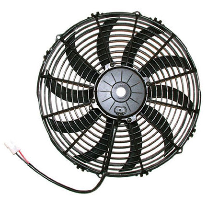 SPAL 1777 CFM 13in High Performance Fan - Pull/Curved (VA13-AP70/LL-63A)-Fans & Shrouds-SPAL-SPL30102044-SMINKpower Performance Parts