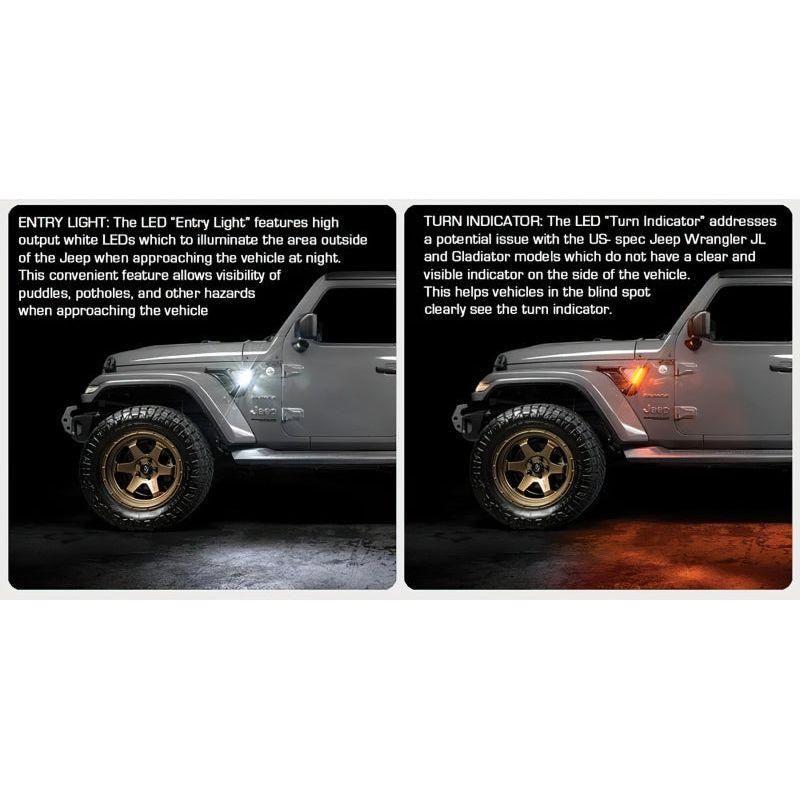 Oracle Sidetrack LED System For Jeep Wrangler JL/ Gladiator JT - SMINKpower Performance Parts ORL5861-504 ORACLE Lighting