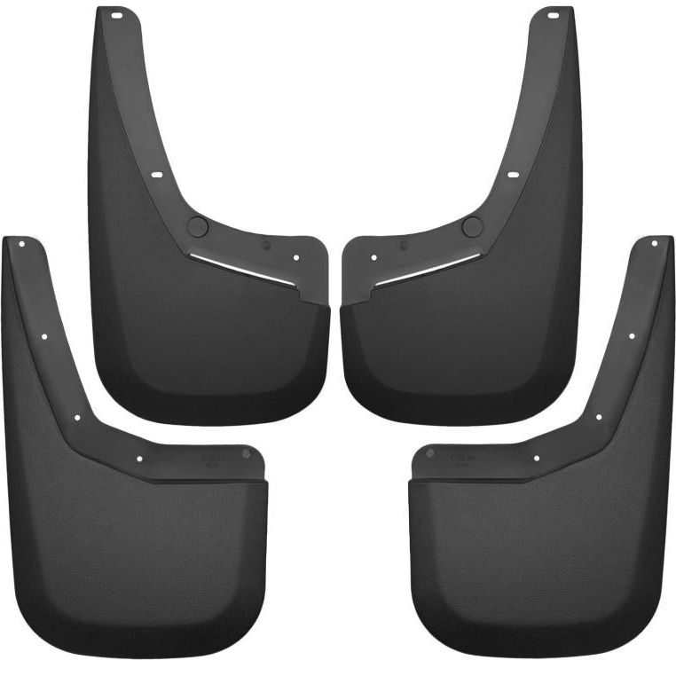 Husky Liners 07-13 Chevy Silverado 1500 LT / 07-14 Siverado 2500HD Front and Rear Mud Guards - Black-Mud Flaps-Husky Liners-HSL56796-SMINKpower Performance Parts