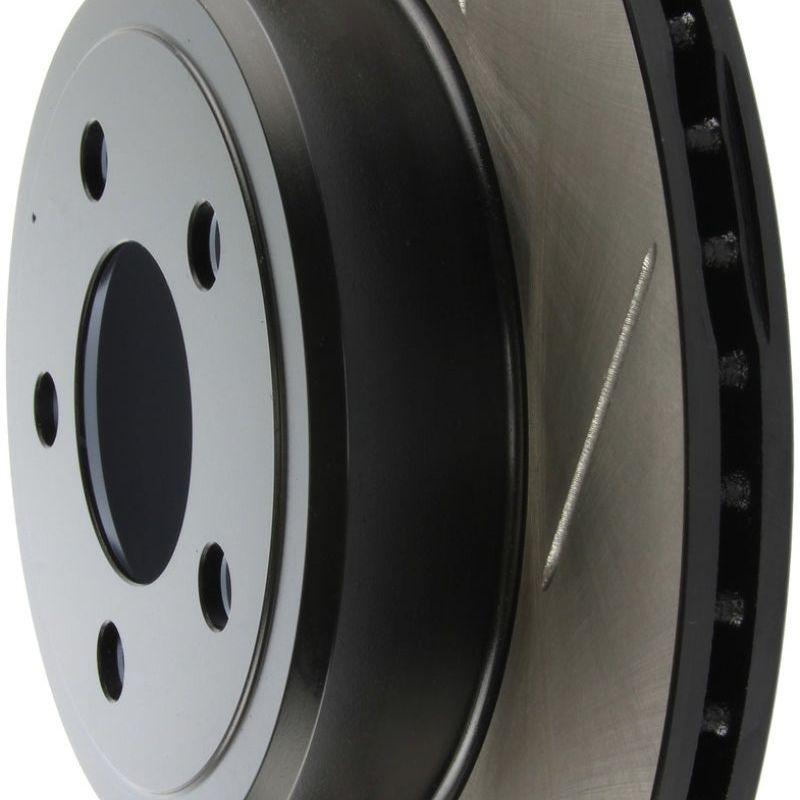 StopTech Power Slot 05 Chrysler 300C 5.7L V8 w/ Vented Rear Disc Rear Left SportStop Slotted Rotor-Brake Rotors - Slotted-Stoptech-STO126.63062SL-SMINKpower Performance Parts