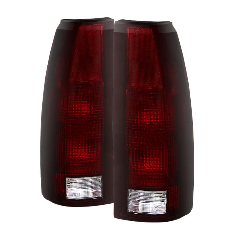 xTune Chevy/GMC C1500/C2500/C3500 88-01 OEM Style Tail Light - Red Smoked ALT-JH-CCK88-OE-RSM - SMINKpower Performance Parts SPY9028786 SPYDER