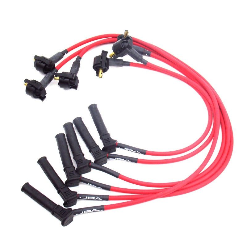 JBA 05-10 Ford Ranger 05-10 Ford Mustang 4.0L Ignition Wires - Red-Ignition Coils-JBA-JBAW0675-SMINKpower Performance Parts