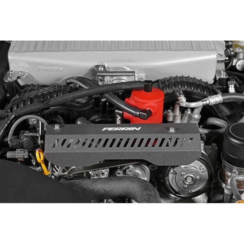 Perrin 22-23 Subaru WRX Air Oil Separator - Red - SMINKpower Performance Parts PERPSP-ENG-611RD Perrin Performance