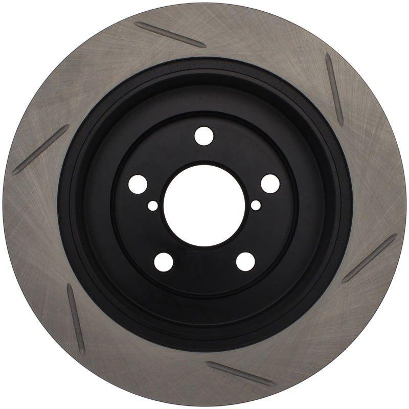 StopTech Power Slot 02-05 WRX Rear Right Sportstop Slotted Rotor-Brake Rotors - Slotted-Stoptech-STO126.47011SR-SMINKpower Performance Parts