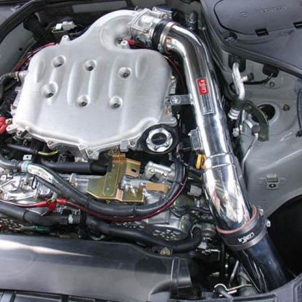 Injen 03-06 G35 AT/MT Coupe Polished Cold Air Intake-Cold Air Intakes-Injen-INJSP1993P-SMINKpower Performance Parts