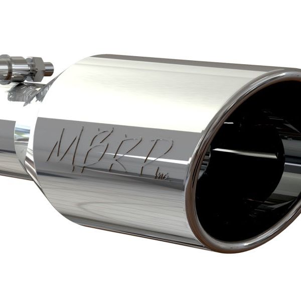 MBRP Universal Tip 4.5 O.D. Angle Rolled End 2.5 Inlet 11in Length - T304-Steel Tubing-MBRP-MBRPT5160-SMINKpower Performance Parts
