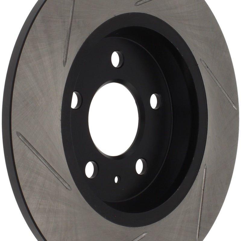 StopTech Power Slot 09-10 Audi A4/A4 Quattro / 08-10 A5 / 10 S4 Rear Right Slotted Rotor-Brake Rotors - Slotted-Stoptech-STO126.33127SR-SMINKpower Performance Parts