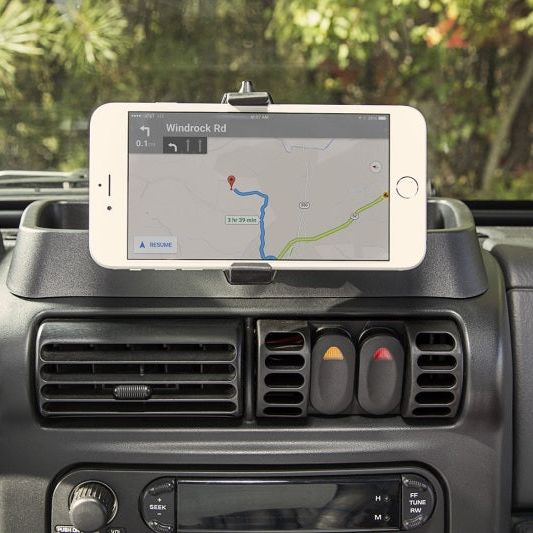 Rugged Ridge Dash Multi-Mount W/Phone Holder 97-06 Jeep Wrangler-Dash & Interior Trim-Rugged Ridge-RUG13551.19-SMINKpower Performance Parts